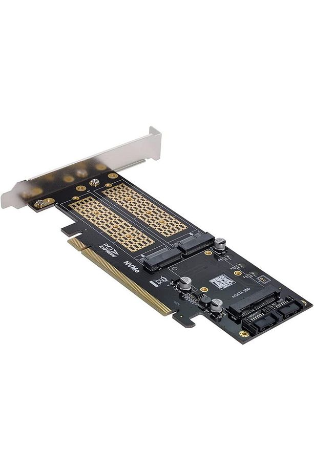 Pci express 16x Nvme ngff msata çevirici pcie 16x msata çevirici pci exp 16x ngff çevirici pci-exp 1 - 3
