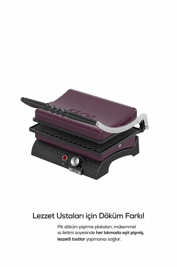 Feris Döküm Tost Makinesi Mürdüm - 3
