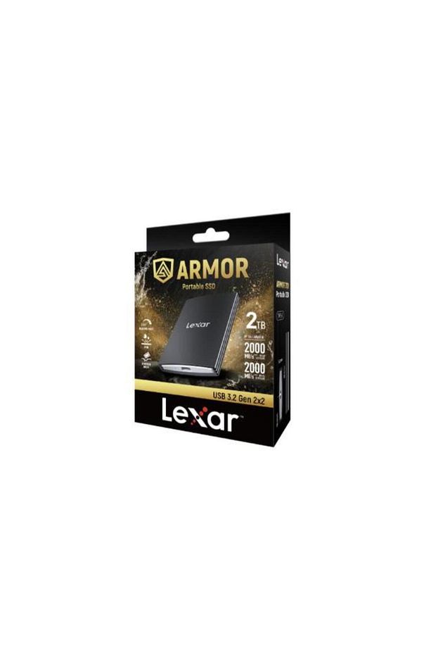 2TB LAR700X002T-RNBNG EXT.SSD 2TB USB3.2 GEN2X2 UP TO 2000MB/S READ AND 2000MB/S WRITE - 3