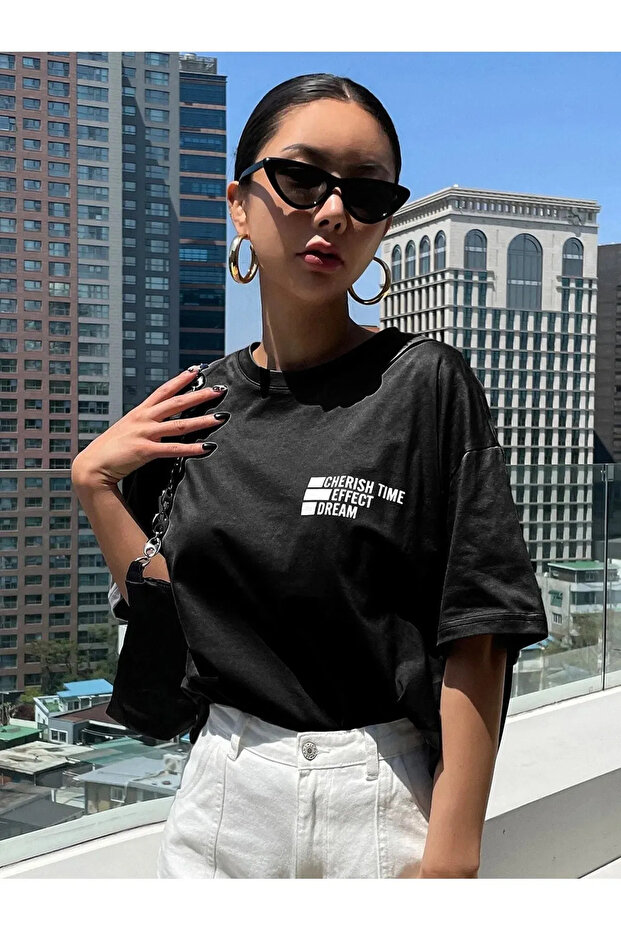 Μπλουζάκι Cherish Print Oversize - 1