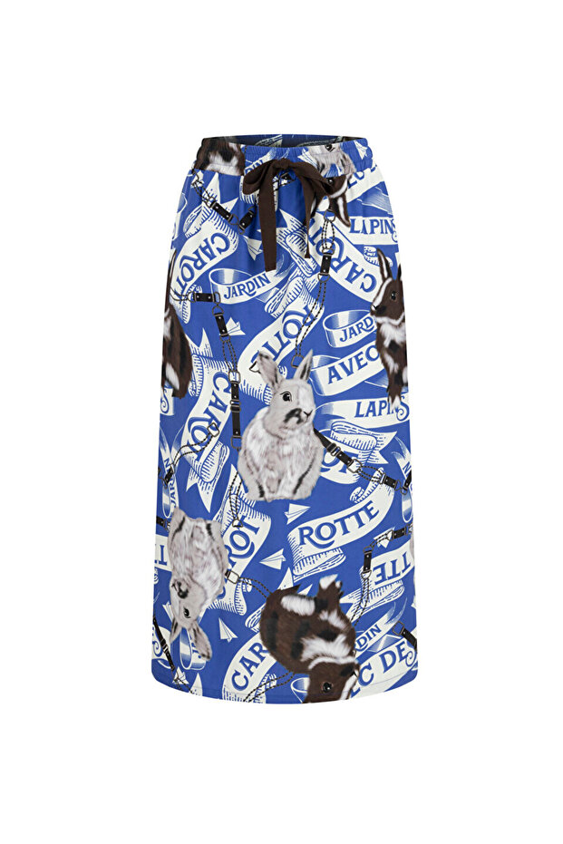 Görsel baskılı etek - 3