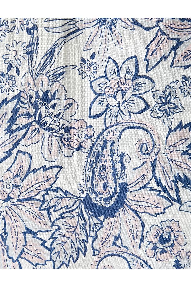 Çiçekli Pijama Altı Beli Lastikli - 6