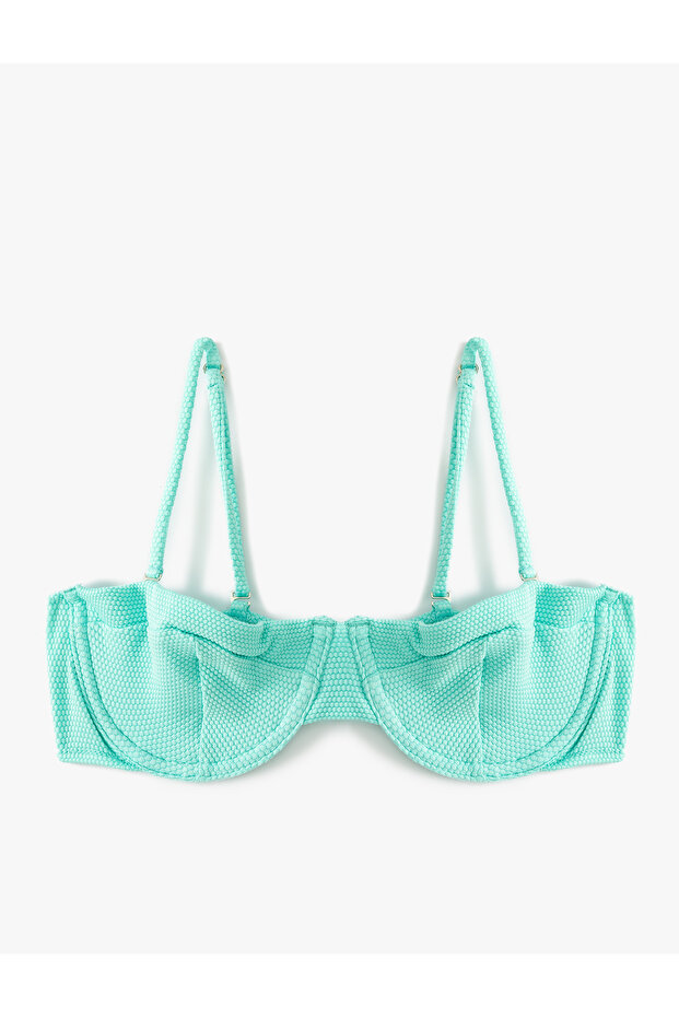 X Şahika Ercümen - Underwire Bikini Top with Texture