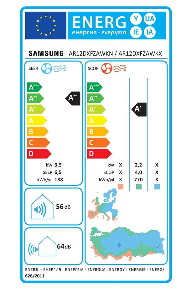 Ar12dxfzawk/sk Premium Plus 12000 Btu A Inverter Duvar Tipi Klima - 5