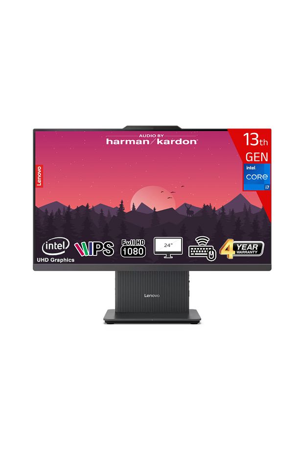 i7-13620H 32GB DDR5 1TB SSD 23.8 FHD IPS F0HN00EATR-321 Kablosuz Klavye+Mouse Siyah - 1