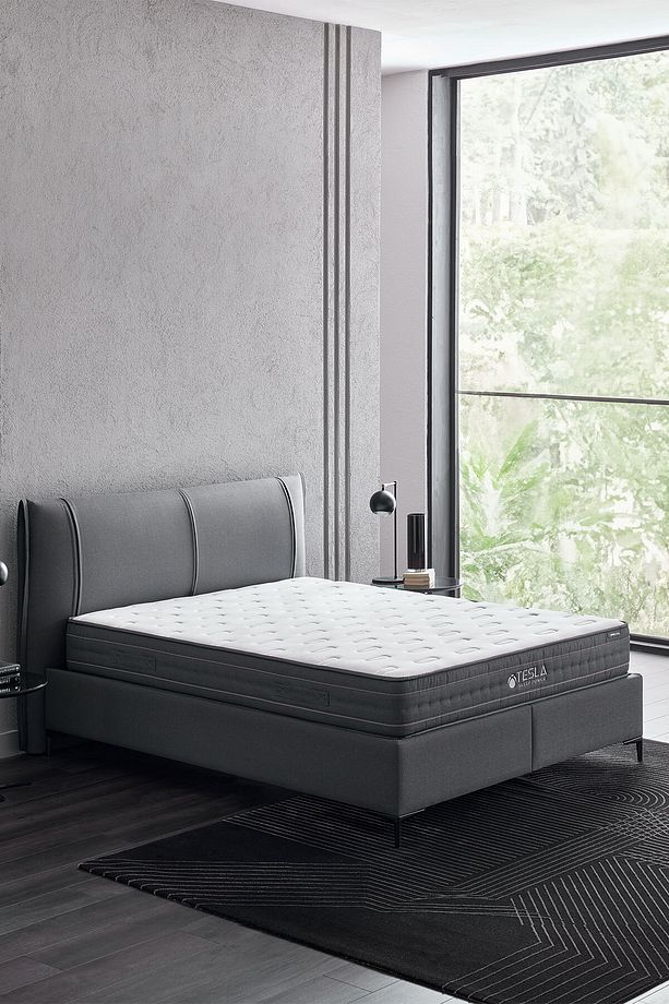 Tesla Sleep Power 3'lü Yatak, Baza, Başlık Set - 1