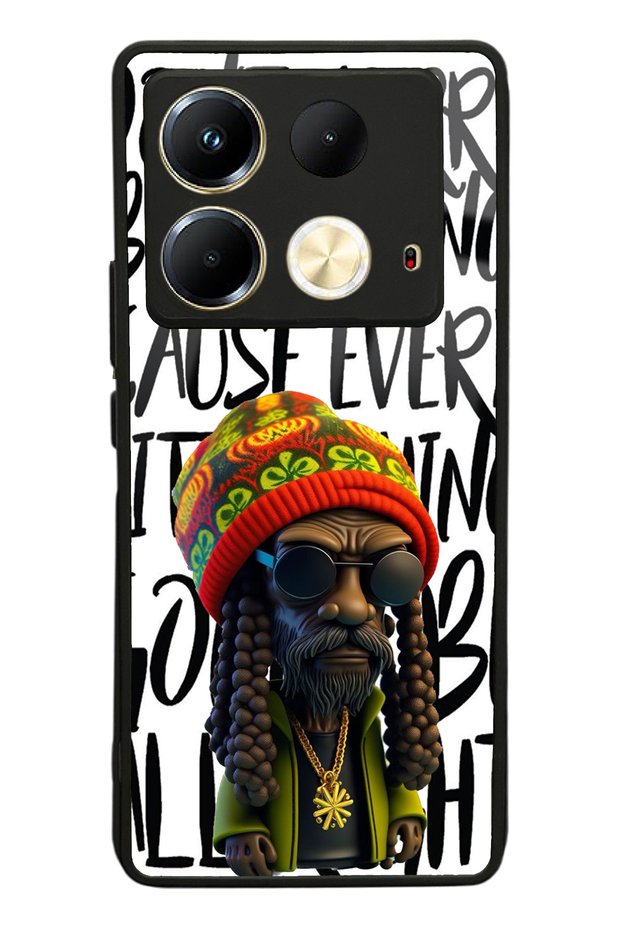 Infinix Note 40 Bob Marley Design Glossy Phone Case