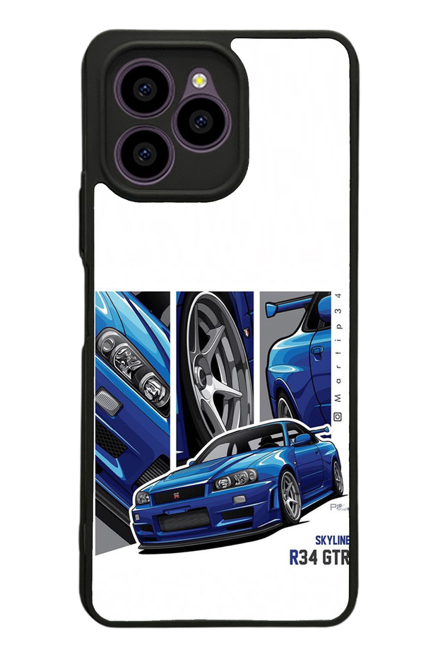 غلاف هاتف لامع بتصميم Omix X6 GTR