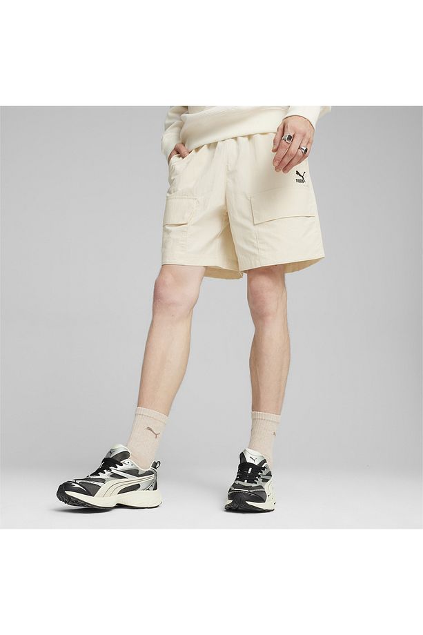Classics Cargo Erkek Krem Şort - 1