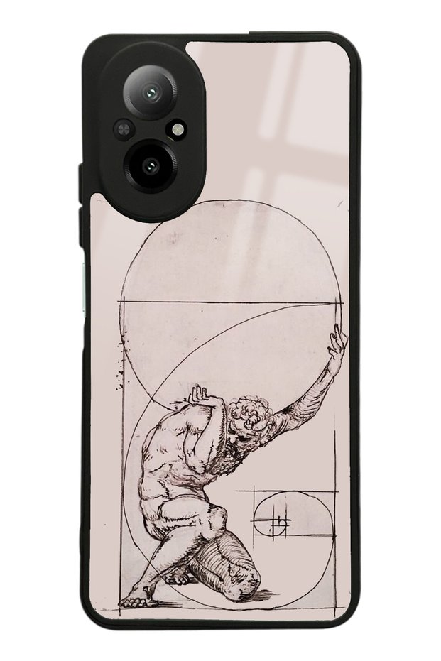 Oppo Realme 12 Lite Sculpture Design Glossy Phone Case
