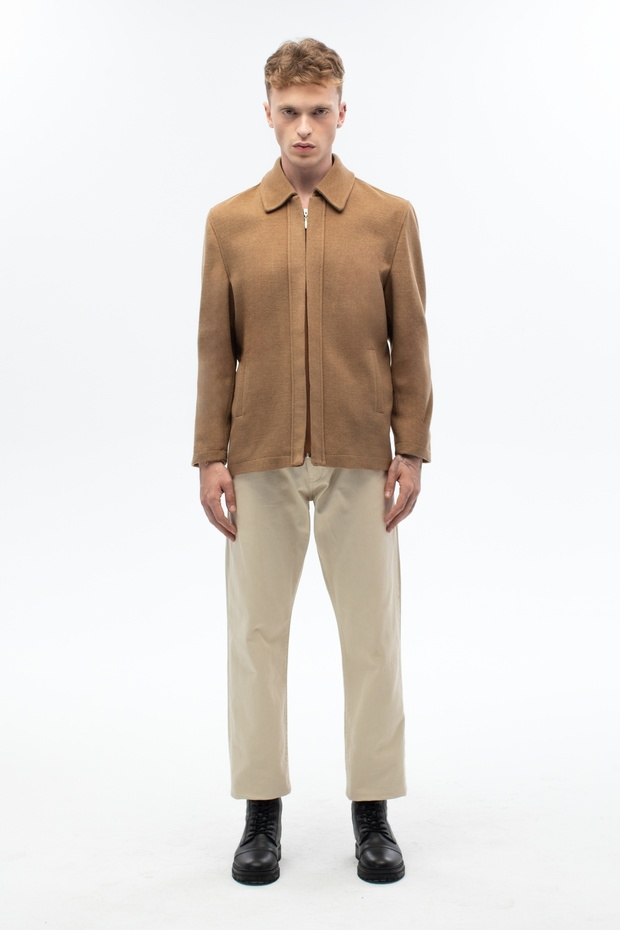 Men's Daily Check Coat