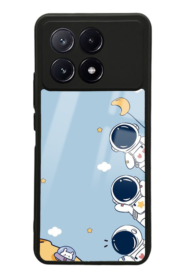 Xiaomi Poco X6 Pro Mini Astronaut Design Glossy Phone Case