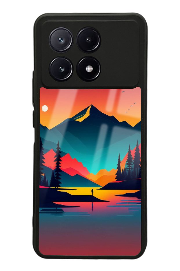 Xiaomi Poco X6 Pro Sunset Design Glossy Phone Case