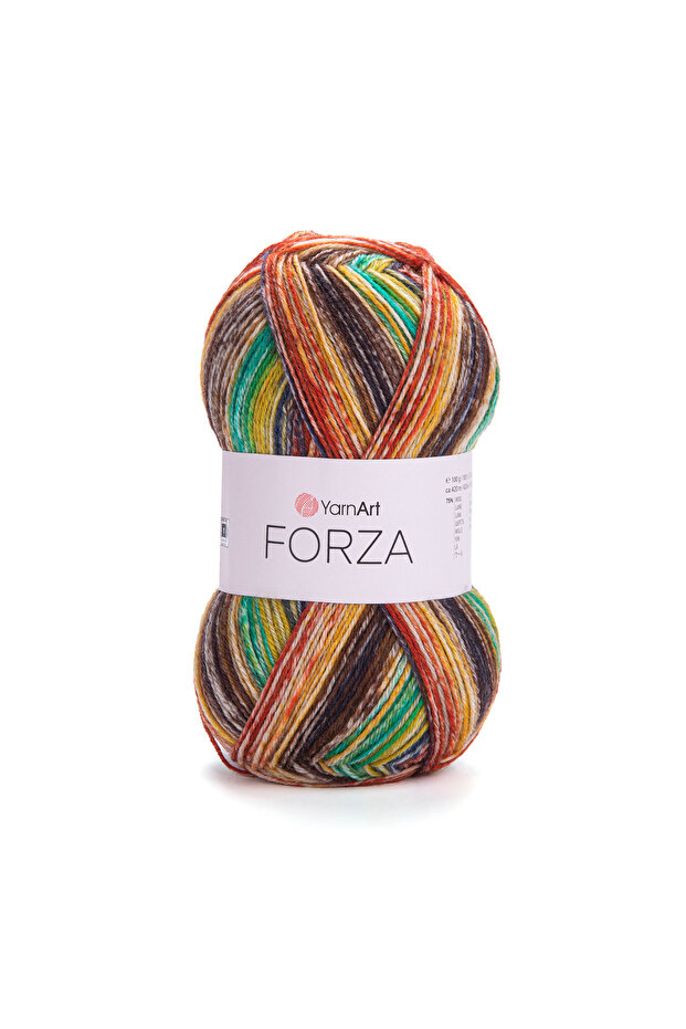 Forza - Ebruli̇ Hand Knitting Yarn Ebruli̇-2609 - 1