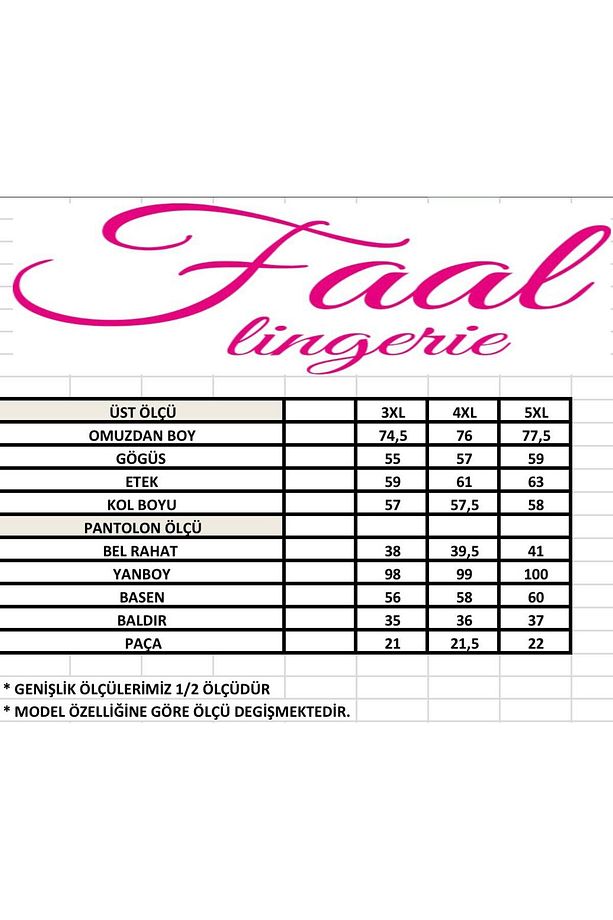 Çiçek Desenli Önü Düğmeli Battal Pijama Takımı Gri 8802 - 3