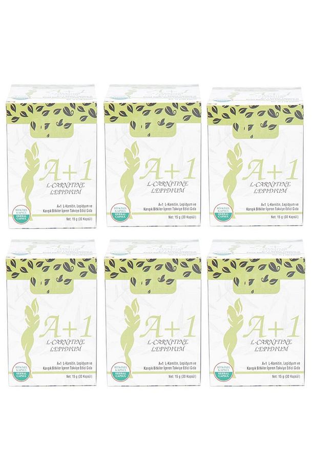 A1 L-carnitine Lepidium A 1 Bitkisel 30 Kapsül X 6 Adet Kutu - 3