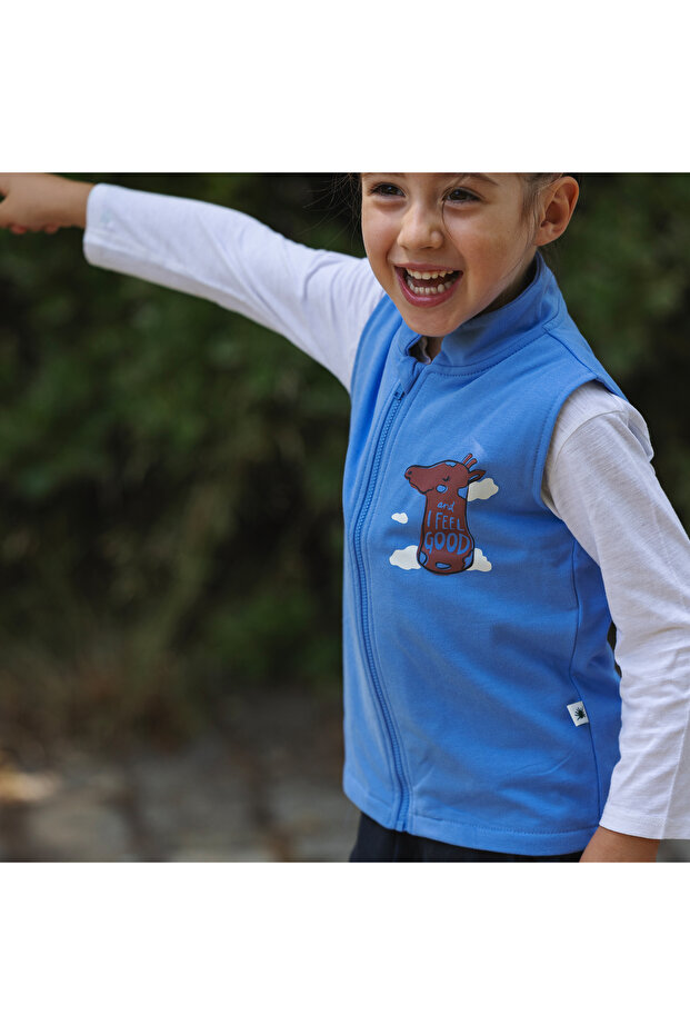 "Everyday" Yelek-Mavi - 1