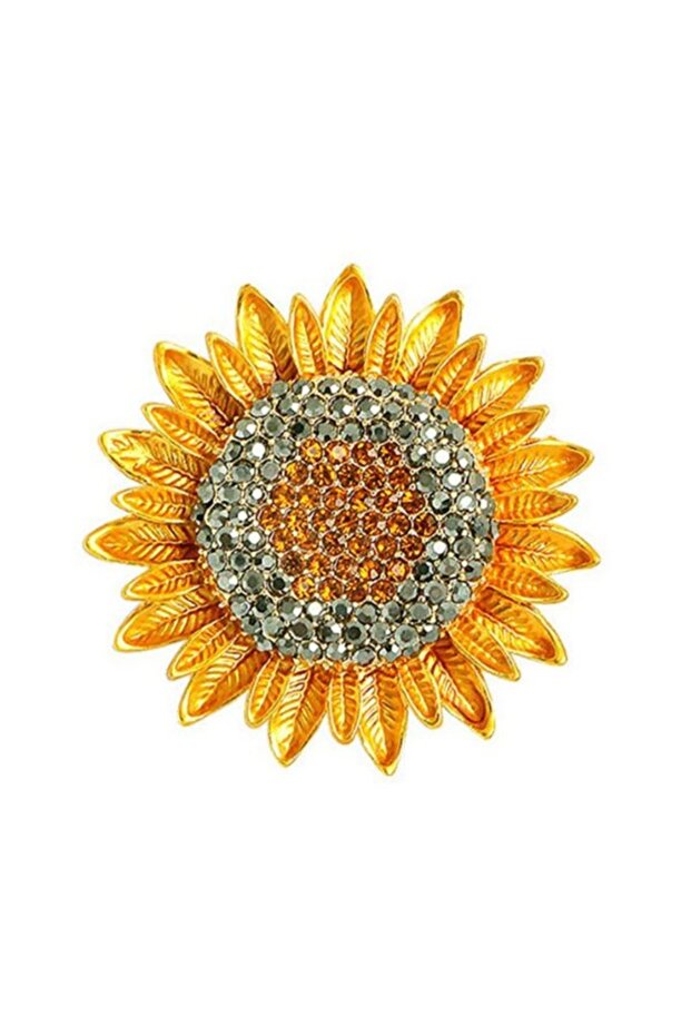 Sunflower Ayçiçeği Broş - 1