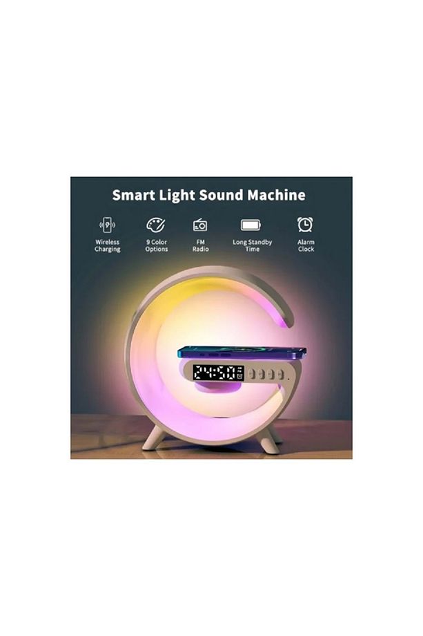 G63 Smart Light Sound Machine Kablosuz Şarj Hoparlör Çok Modlu Işık Kutusu - 2