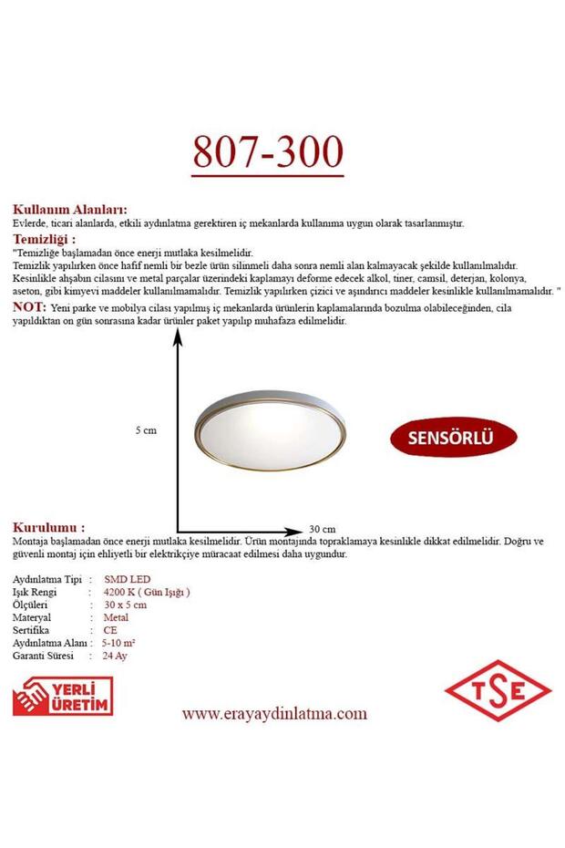 807-300 Sensörlü Led Avize - 3
