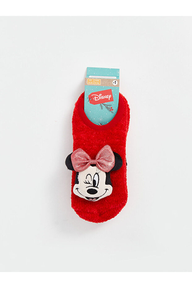 Minnie Mouse Kız Çocuk Ev Çorabı - 3