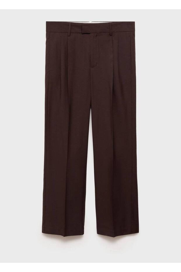 Regular kesim pensli pantolon - 3