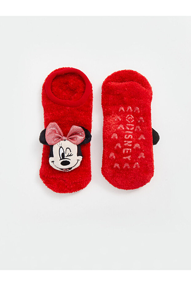 Minnie Mouse Kız Çocuk Ev Çorabı - 2