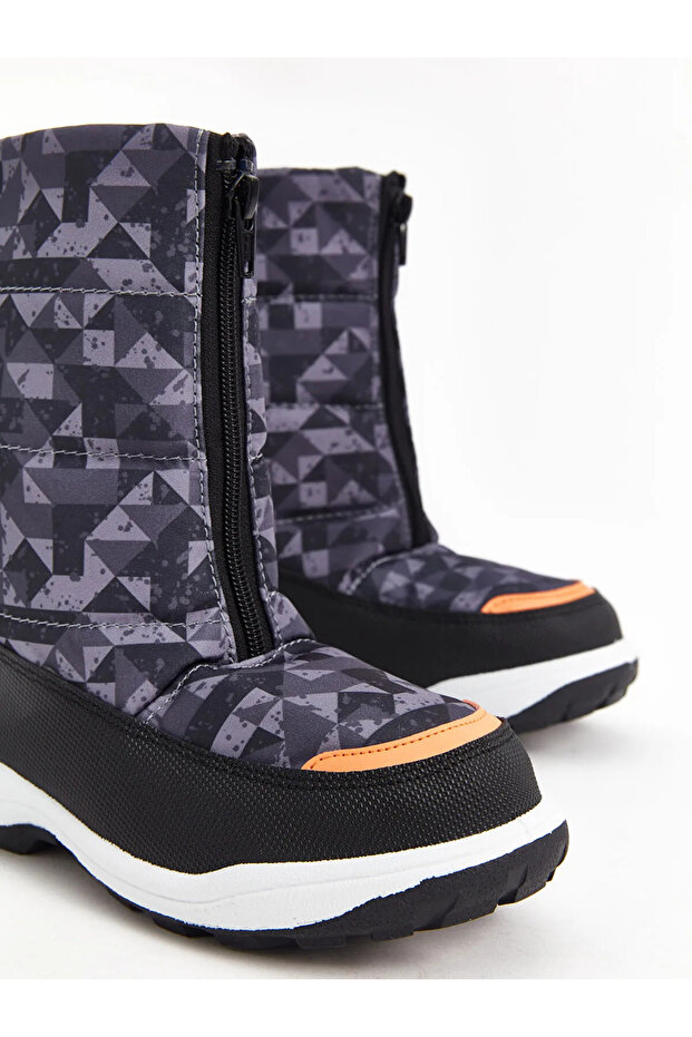 STEPS Antrasit Erkek Çocuk Fermuarlı Bot - 3