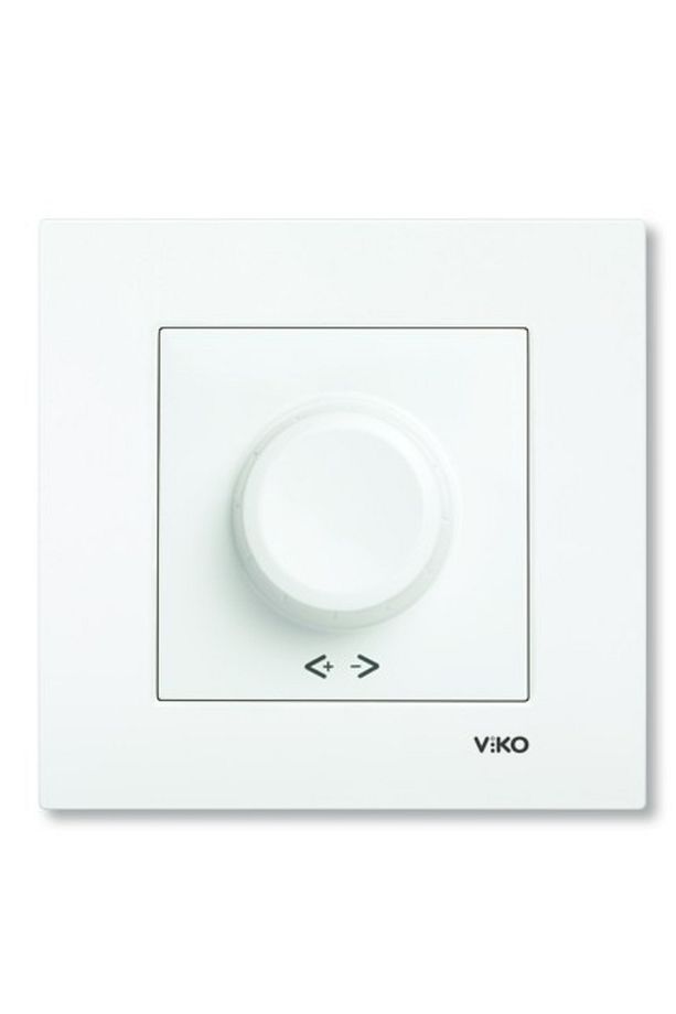 Viko Karre Rotatif Dimmer Anahtar 600 Va Çerçeve Dahil - 1