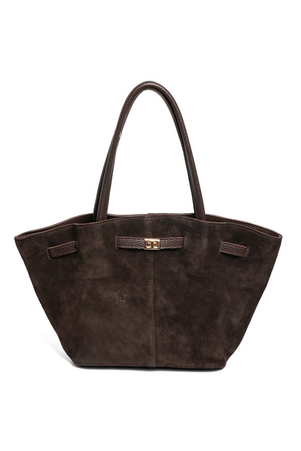 Genuine Suede Leather Kelly Women's Hand Shoulder Bag