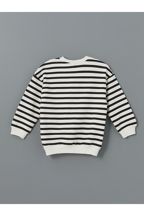 Lcwk Bisiklet Yaka Baskılı Erkek Bebek Sweatshirt Ve Eşofman Alt 2'li Takım - 3