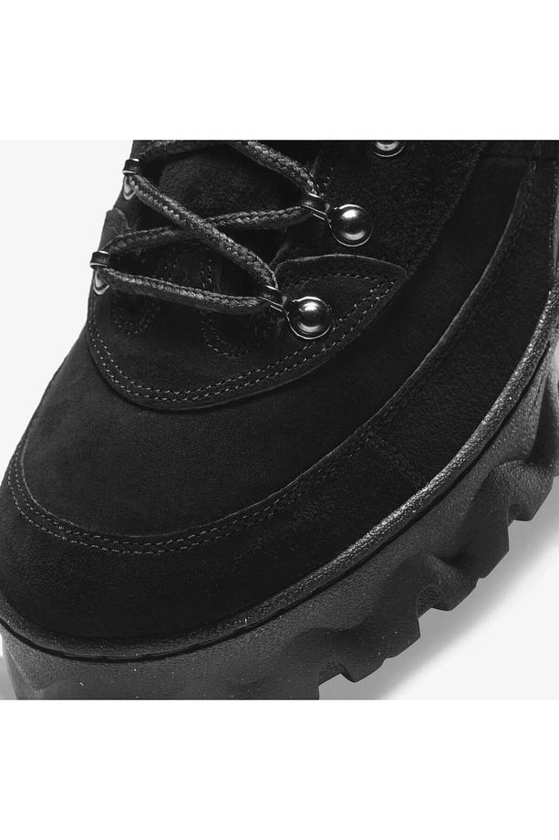 Lahar Low Siyah Süet Kadın Sneaker Ayakkabı Limited Edition YÜKSEK TOPUK DB9953-001 - 6
