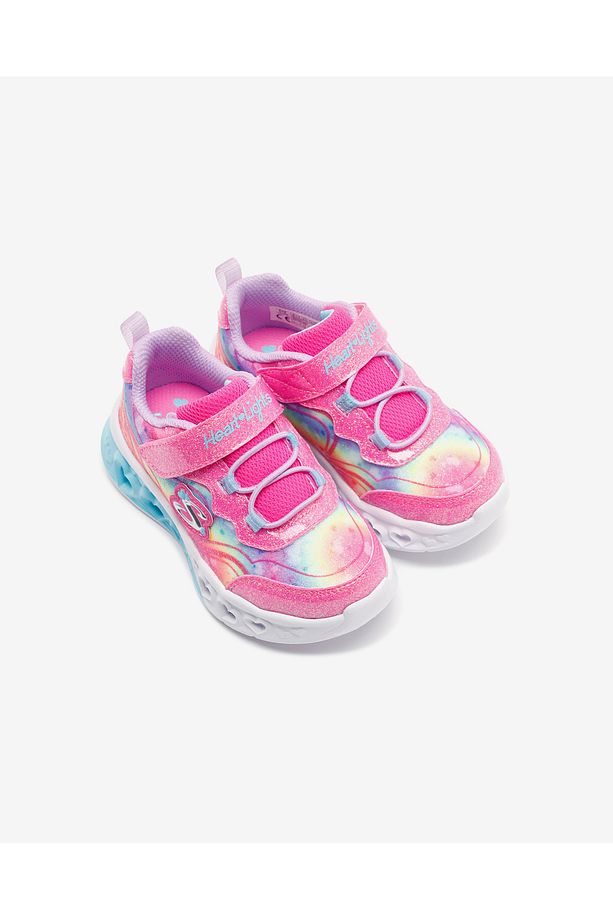Flutter Heart Lights - Groovy Swirl Küçük Kız Çocuk Pembe Işıklı Spor Ayakkabı 303253n Hplv - 6