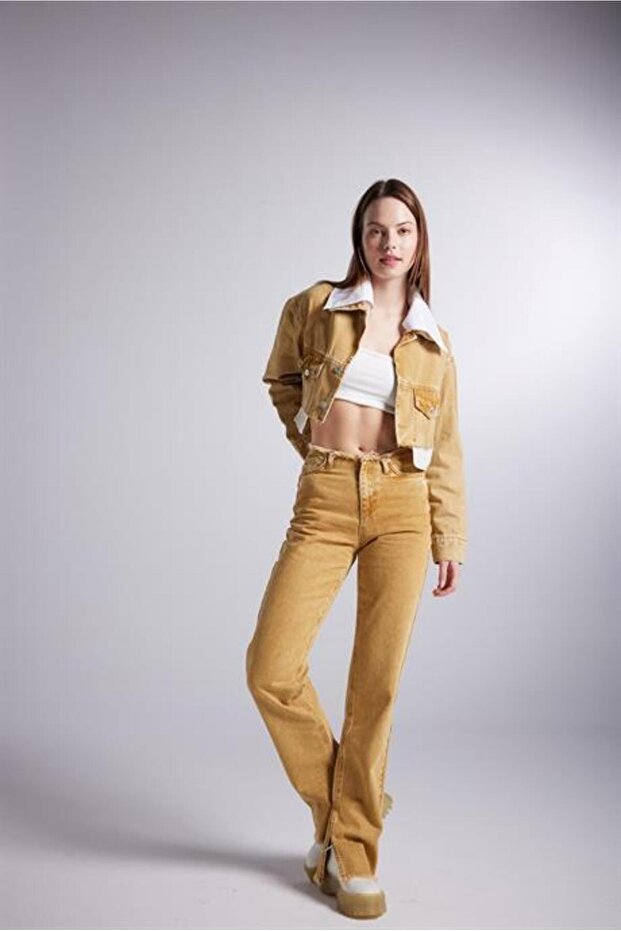 Rusted Jean Ceket Camel - 3