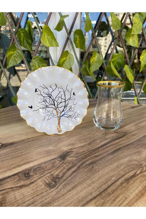 Ağaç Model 12 PRÇ Çay Seti. - 3