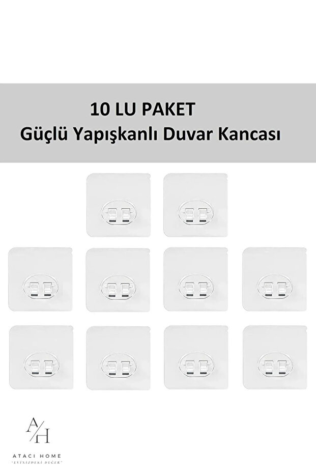 10 Strong Self-Adhesive Hooks Corner Shelf Bathroom Shelf Shower Shelf Hook, Waterproof Hanger