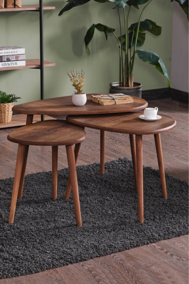 Mdf Alvin Zigon - Orta Sehpa 3'lü - 1