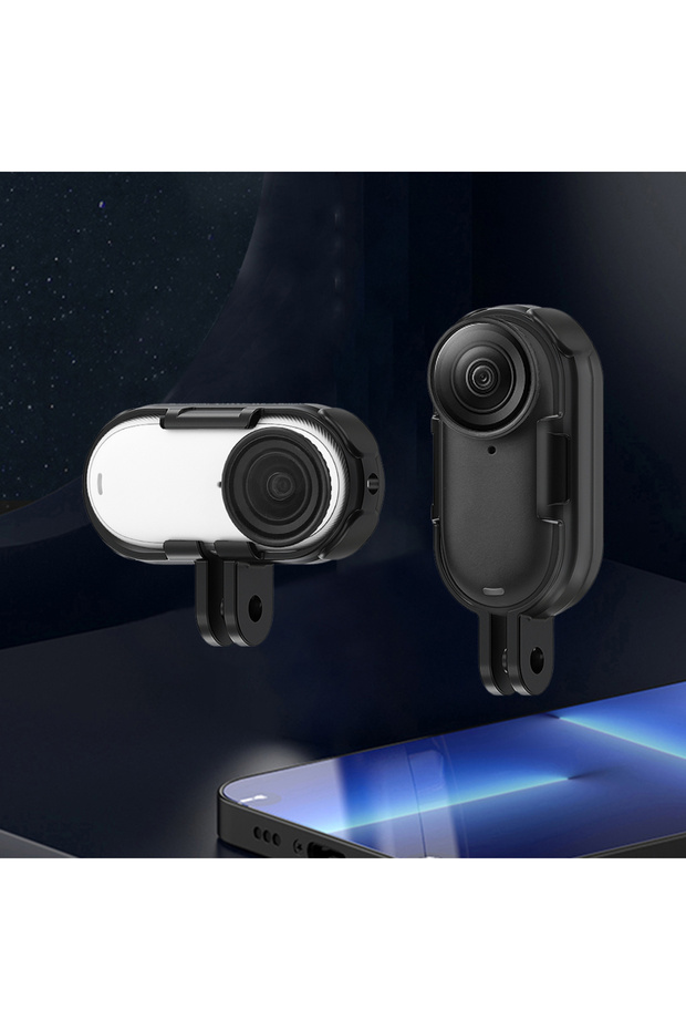For Insta360 GO 3/GO 3S Vertical & Horizontal Action Mount Set Adapter Camera Rabbit Cage Protect... - 3