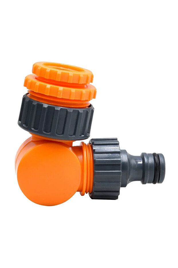 Garden Connector Faucet Adapter For 1/2 Inch Hose Reel Cart Plastic Click-Lock Quick Connectionfo... - 4