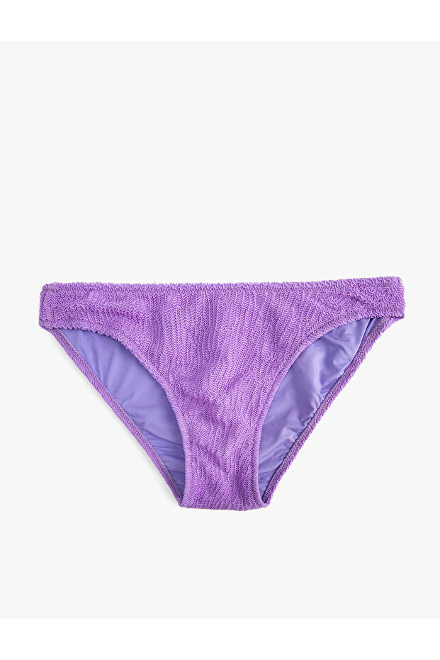 Bikini Altı Dokulu Normal Bel