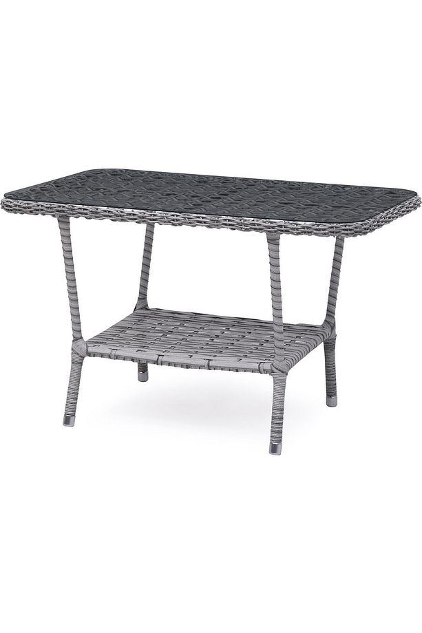 Orkide Rattan 2 1 1 Masa Bahçe Balkon Mobilyası Alüminyum Üzeri Örgü Rattan - 3