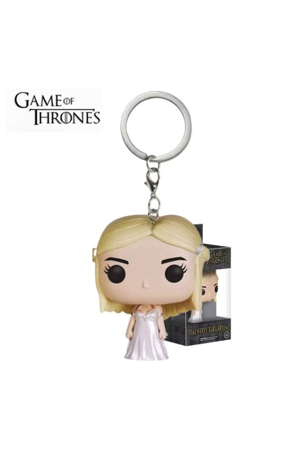 New arrival pocket keychain official game of jon snow throne characters action figure collecti... - 8