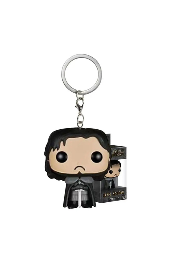 New arrival pocket keychain official game of jon snow throne characters action figure collecti... - 1