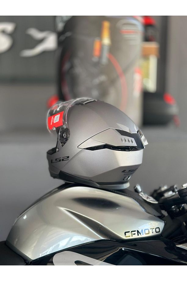Stream 2 Mat Tıtanıum Güneş Vizörlü Tam Kask Xl - 4