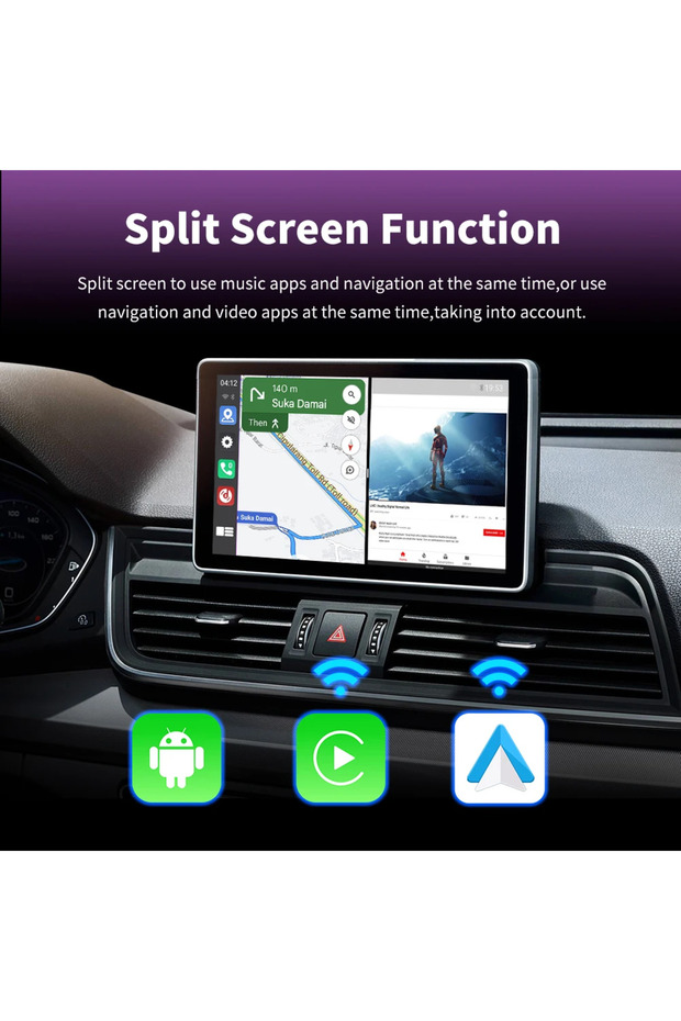 CarAiBOX New CarPlay Ai Box Qualcomm 6125 8-Core CPU Android 13.0 System Wireless CarPlay Android... - 5