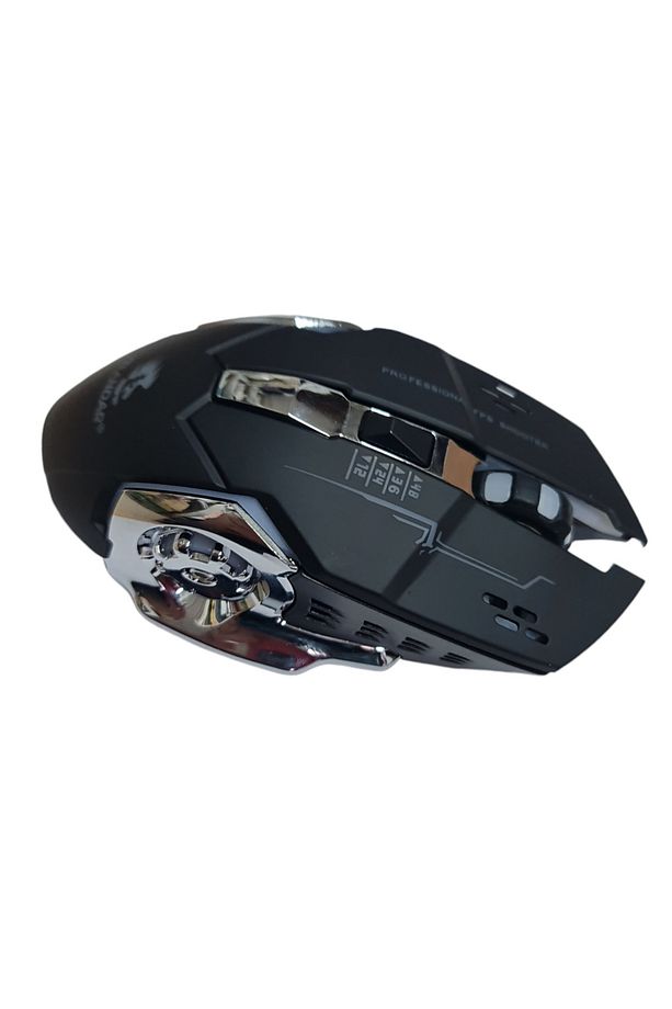 Kablosuz, Şarj Edilebilir 6 Tuşlu Oyuncu Bilgisayar Faresi (Q6) - Kablosuz Mouse - 1