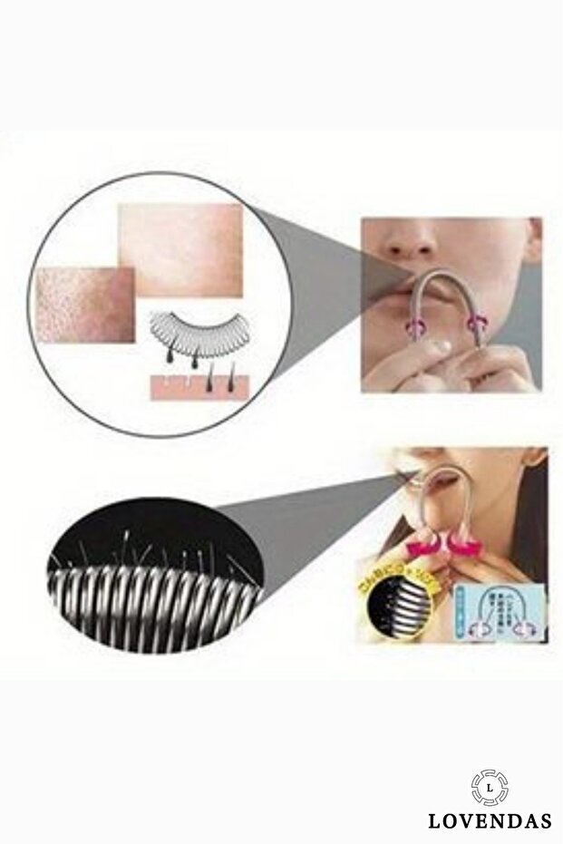 زنبرك عملي لإزالة الشعر - الحواجب والشارب والوجه - 3