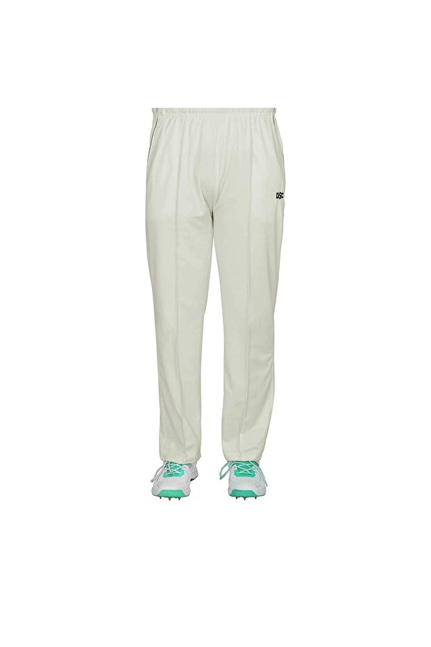 Atmos Cricket Pant | White Navy | 30 | Men & Boys | Polyester | Elasticated Waist | Moisture Wicking