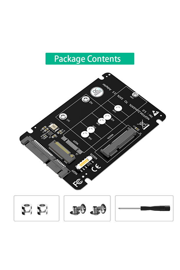 محول M.2 NGFF إلى SATA بدون درج، محول MSATA إلى USB SATA 3.0 خارجي 2 في 1 mSATA m.2 NGFF