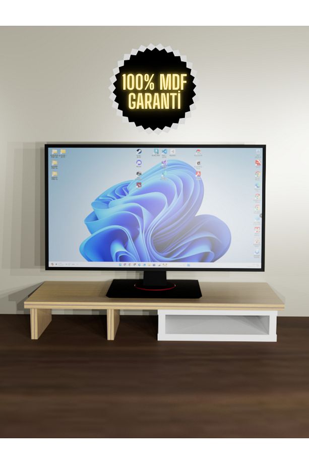 MDF Monitör Yükseltici - Monitör Standı - 5